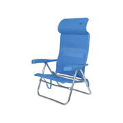 Crespo Beach Chair AL/205 Compact Blue Crespo - UK Camping And Leisure
