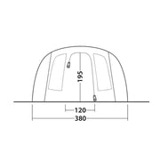 Outwell Edmonds 6 TC 6 Berth Four Room Tunnel Tent - View 20