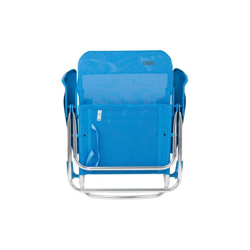 Crespo Beach Chair AL/221 Blue Crespo - UK Camping And Leisure