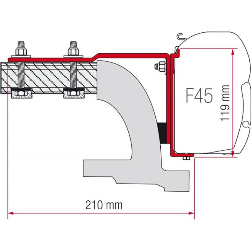 Fiamma Kit for Mercedes Vito: Easy to Install Accessory for Your Van Fiamma - UK Camping And Leisure