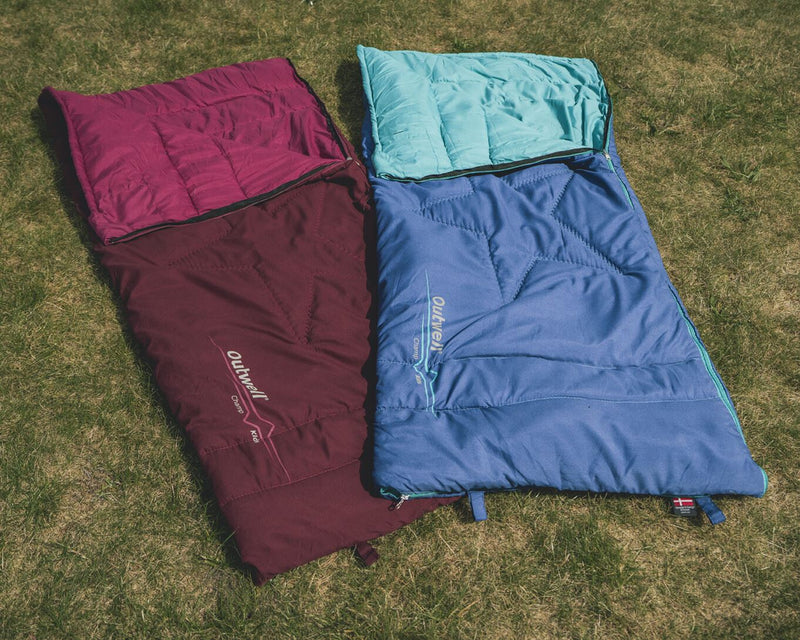 Outwell Champ Kids Ocean Blue Blue Junior Sleeping Bag | camping sleeping bag, garden, summer