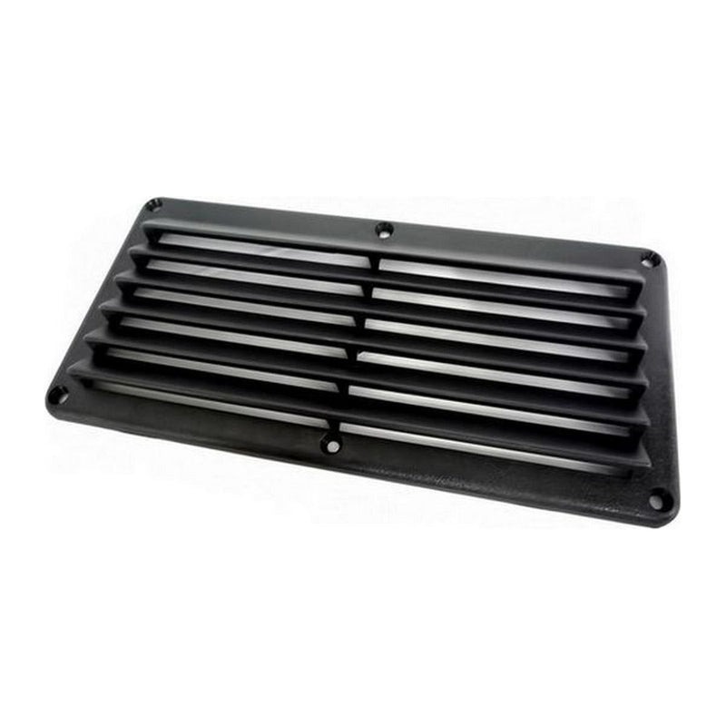 AAA Vent Black Plastic Louvre 10" x 5" AAA - UK Camping And Leisure