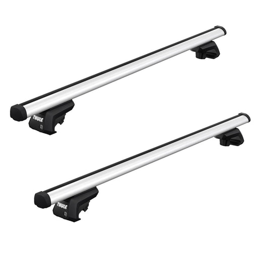 Thule ProBar Evo Roof Bars Aluminum fits Opel Zafira 1999-2004 MPV 5-dr with Raised Rails Thule - UK Camping And Leisure
