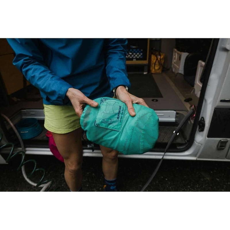 Ruffwear Dirtbag Dog Drying Towel Aurora Teal (Small) Ruffwear - UK Camping And Leisure