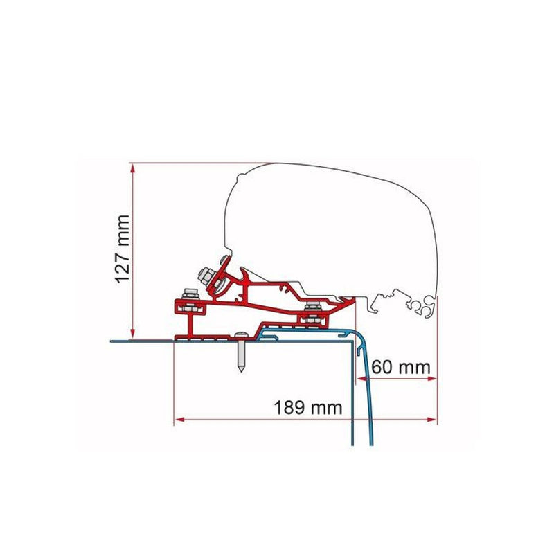 Fiamma Adapter F80 Rapido C Line 400 | UK Camping and Leisure