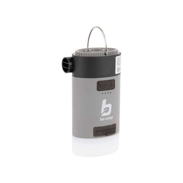 Bo-Camp Pump Lamp Power Bank Solar Rechargeable 180 Lumen Bo-Camp - UK Camping And Leisure