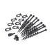 Bo-Camp Screw Pegs Set 8 Pieces Plastic Bo-Camp - UK Camping And Leisure