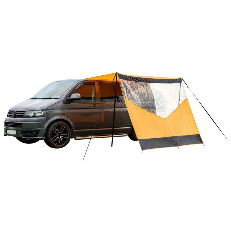 Olpro Rectangle Campervan Canopy with Window - 350cm, Orange