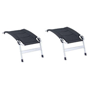 2x Isabella Footrest Dark Grey for Thor Loke Odin and Beach Chair | lightweight, camping chair
