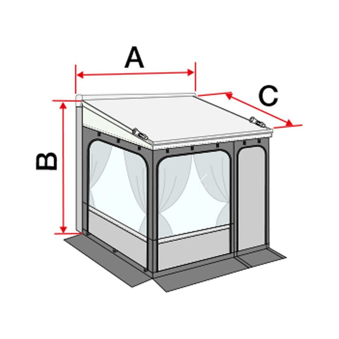 Fiamma ZIP 300 Privacy Room Medium Fiamma - UK Camping And Leisure