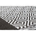 Bo-Camp Urban Collection Chill Mat Kingston Black/White Bo-Camp - UK Camping And Leisure