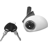 Flap "Moon" Lock White Caravan/Motorhome Part