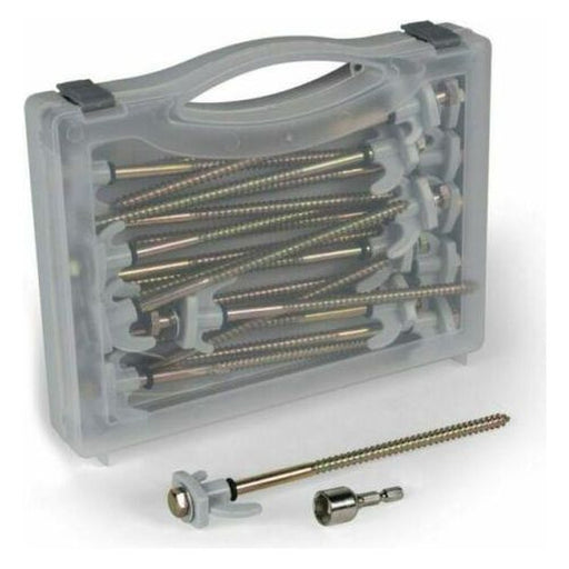 Kampa | DOMETIC 20 x Hard Ground Rock Screw Drill In Pegs Awning Tent 9120001297 Kampa - UK Camping And Leisure