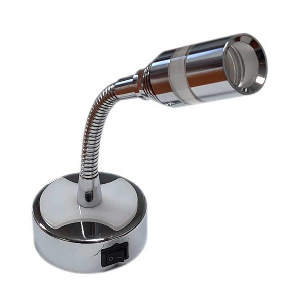 Dimatec Flexi LED Spot 1W 3000K Chrome