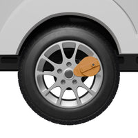 Leisurewize EVO Wheel Lock for Caravans fitted with an AL-KO receiver