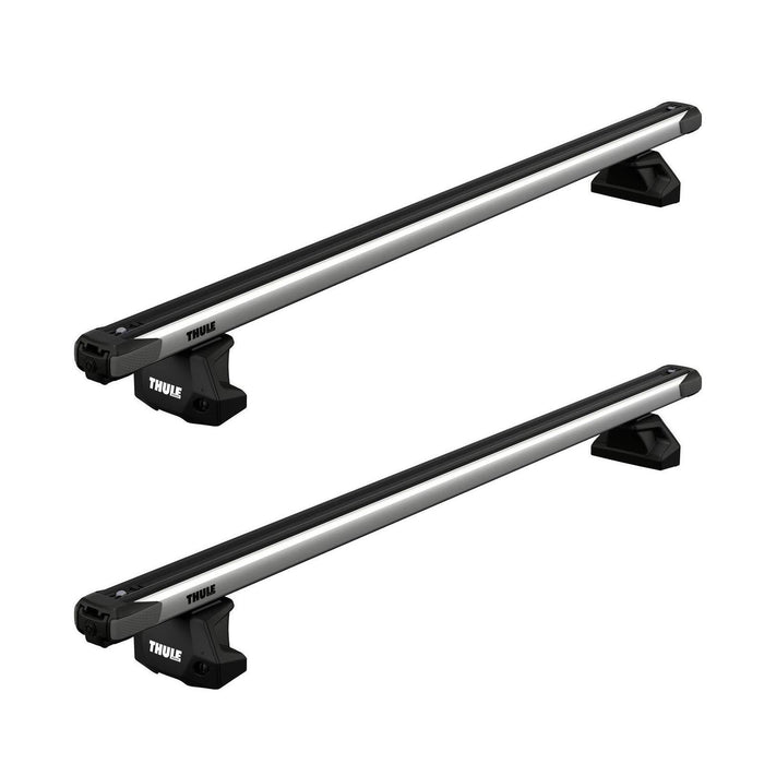 Thule SlideBar Evo Roof Bars Aluminum fits Ford Mustang Mach-E 2021- SUV 5-dr with Normal Roof Thule - UK Camping And Leisure