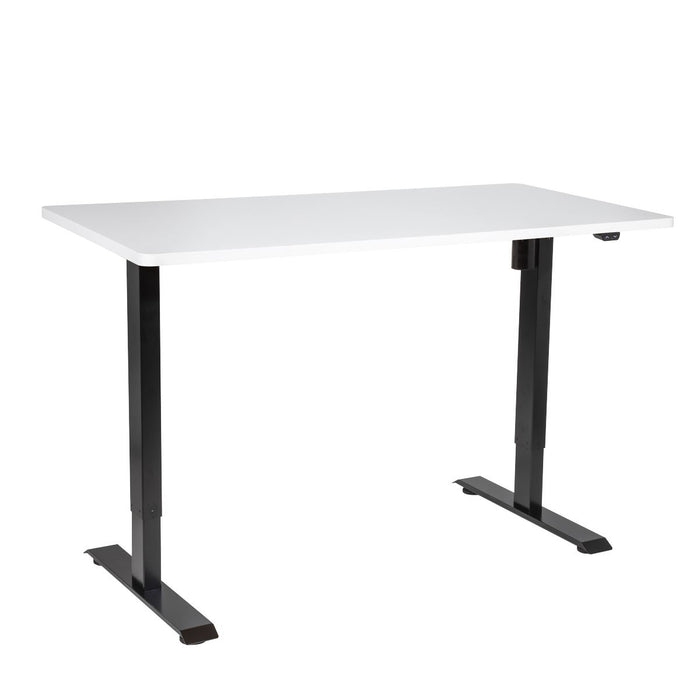 Dellonda Single Motor Adjustable-Height Electric Sit/Stand Desk - White Desktop Dellonda - UK Camping And Leisure