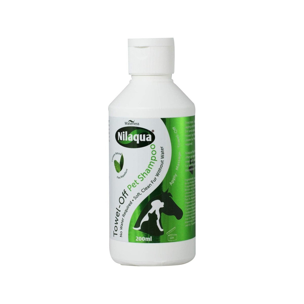 Peppermint & Teatree Pet Shampoo 200Ml TOFS200 Nilaqua - UK Camping And Leisure