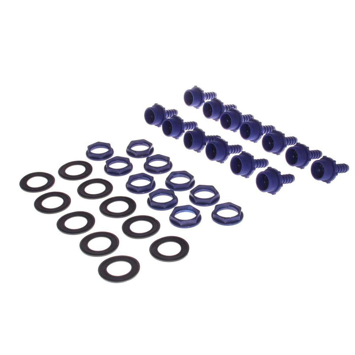 Plastic 10mm Straight Connector 3/4'' BSP (Pack of 10) AG - UK Camping And Leisure