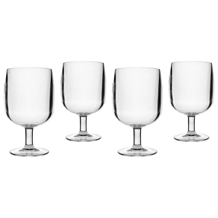 Bo-Camp Wine Glass 250 ml 4 Pieces Bo-Camp - UK Camping And Leisure