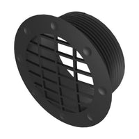 Whale Duct Fitting 65mm Fixed Vent Black