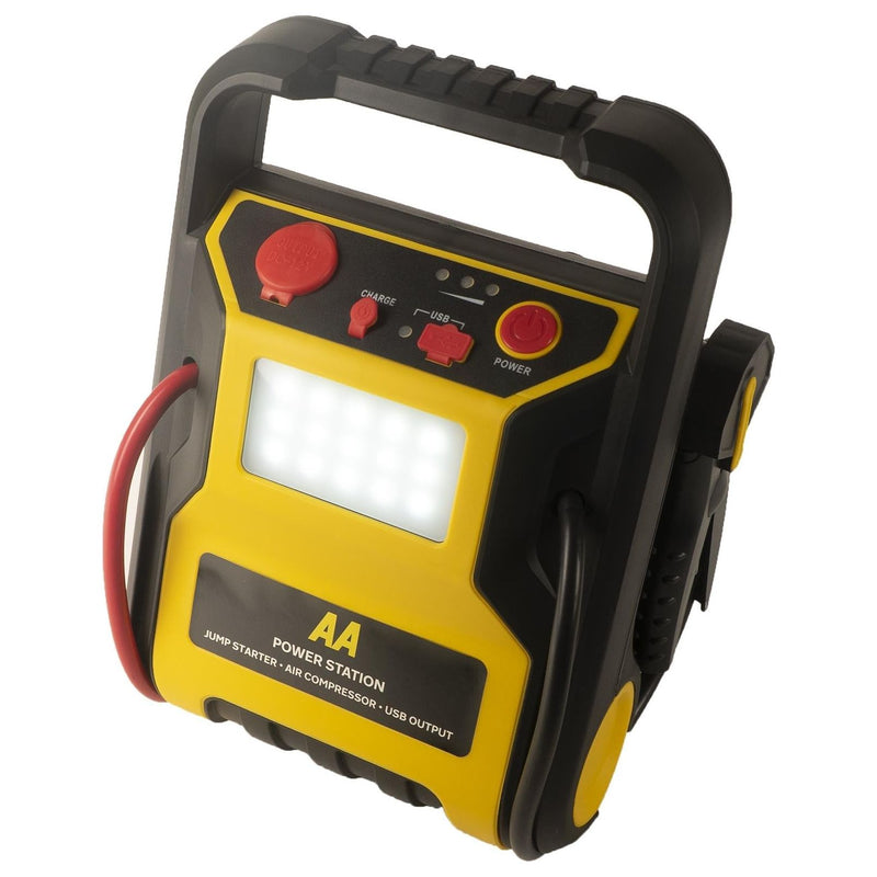 AA 12V 600A Car Van Battery Jump Starter Start Booster Compressor LED Power Pack AA - UK Camping And Leisure