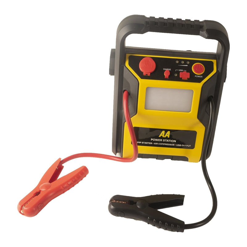 AA 12V 600A Car Van Battery Jump Starter Start Booster Compressor LED Power Pack AA - UK Camping And Leisure
