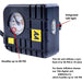 AA 12V Car Tyre Air Compressor Inflator LED Pump Pressure Gauge Cigarette Socket - UK Camping And Leisure