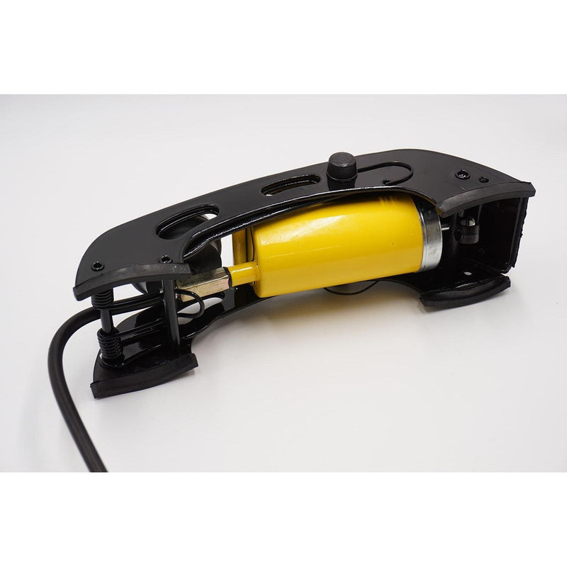 AA Single Barrel Cylinder Tyre Foot Pump Air Inflator Car Van Bicycle Bike AA - UK Camping And Leisure