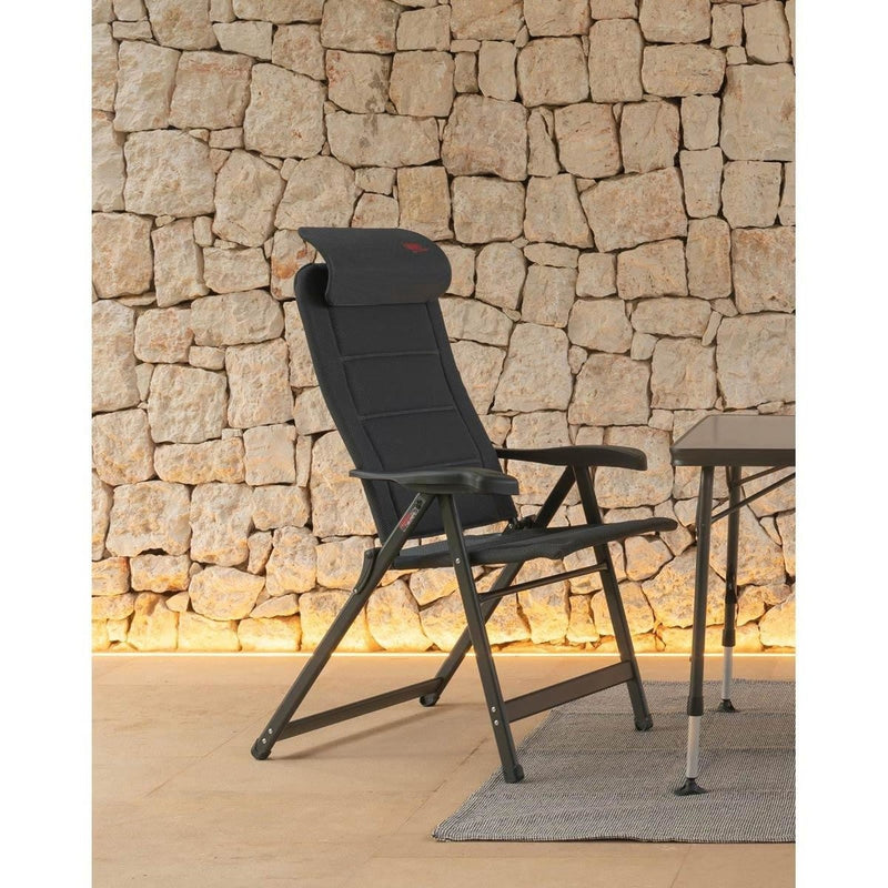 Crespo Chair AP/215 Air Deluxe Compact Grey Crespo - UK Camping And Leisure