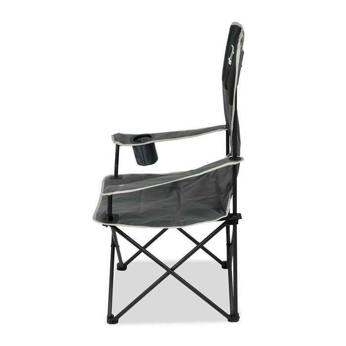 Quest Autograph Concert Folding Camping Chair (Black Edition) Quest - UK Camping And Leisure
