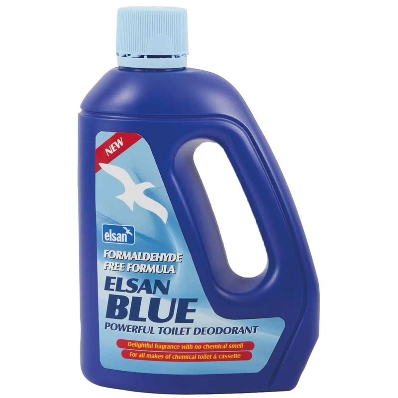 Elsan Blue 2L Formaldehyde Free Camping Toilet Flush Elsan - UK Camping And Leisure