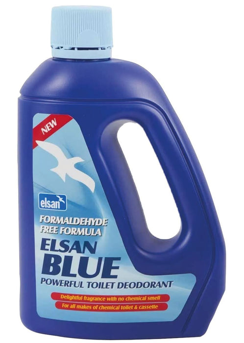 Elsan Blue 2L Formaldehyde Free Camping Toilet Flush Elsan - UK Camping And Leisure