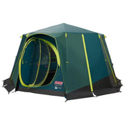 Coleman Octagon Green 8 Person Blackout Tent Camping Festival Outdoors Garden Coleman - UK Camping And Leisure