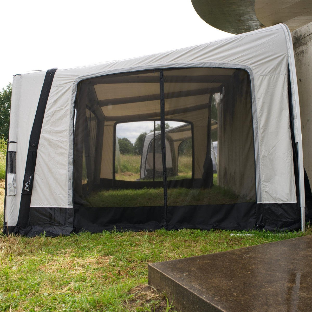 Westfield Vega and Mars air porch awning magnetic side door — UK ...