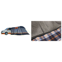 Olpro Loopo Breeze v2 Inflatable Air Campervan Awning Charcoal Low Bundle