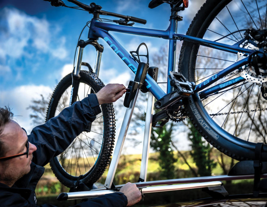 Maypole Aluminium Roof Top Bike Cycle Carrier Locking T Track Maypole - UK Camping And Leisure