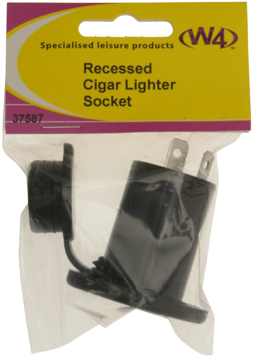 W4 Recessed Cigar Socket 37587 (NEW) W4 - UK Camping And Leisure