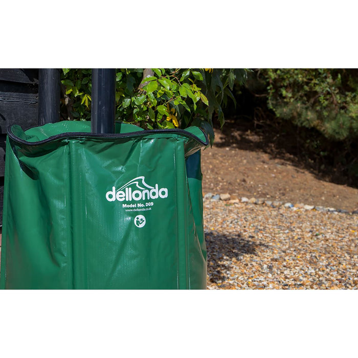 Dellonda Collapsible PVC Garden Water Butt with Zipped Lid & Drain Tap 250L Dellonda - UK Camping And Leisure