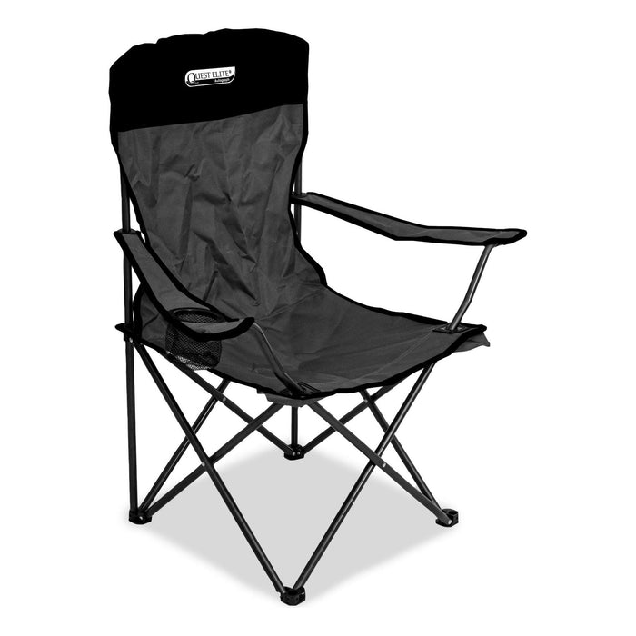 Autograph Festival Chair Black Edition F2051BL Quest - UK Camping And Leisure