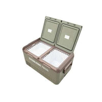 myCOOLMAN 78L Icebox Large Heavy-Duty Hard Cooler with Drain Plug, Tie-Down Points & Bottle Opener