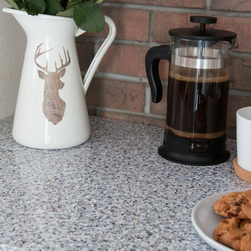 AG Self Adhesive Film Granite Grey 67 5cm x 2m AG - UK Camping And Leisure