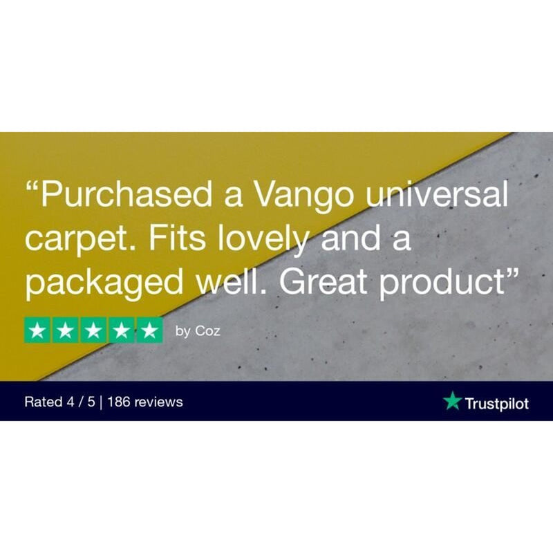 Vango CP001 130x240cm Universal Carpet Willow Tent Awning - View 2