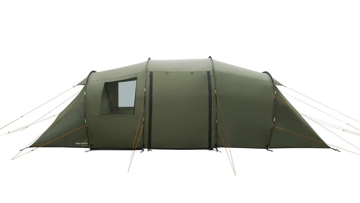 Easy Camp Leka Twin 6 Pole Tent Green 6 Person Easy Camp - UK Camping And Leisure