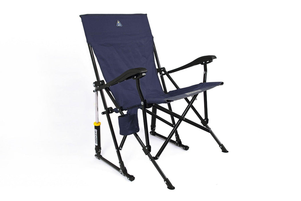 GCI RoadTrip Rocker (No Mesh) Chair Indigo Blue GCI - UK Camping And Leisure