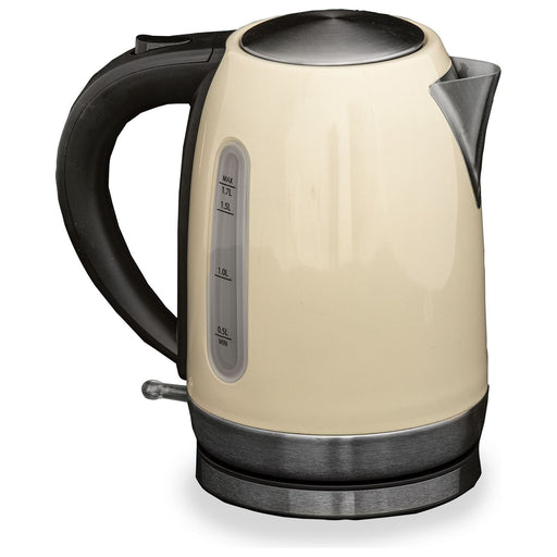 Rocket low wattage cream stainless steel kettle (1.7L) K0035CR Rocket - UK Camping And Leisure