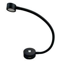 Dimatec Flexi LED Spot 2W with USB Socket 3200K Black