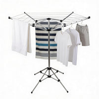 Leisurewize Caravan Camping 4 Arm Rotary Clothes Airer with Pegs