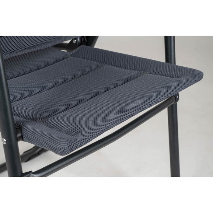 Crespo Chair AP/218 Air Deluxe Grey Crespo - UK Camping And Leisure