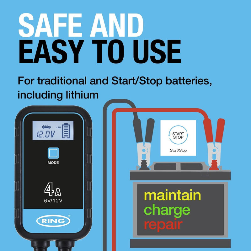Ring RSC904T SMARTCHARGE 4 Charger & Maintainer - View 11